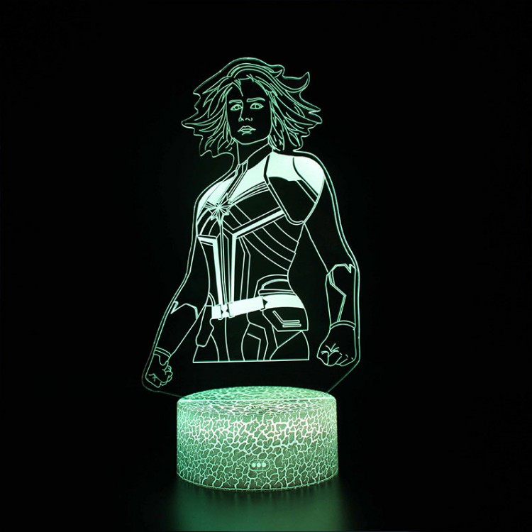 Lampe 3D Captain Marvel