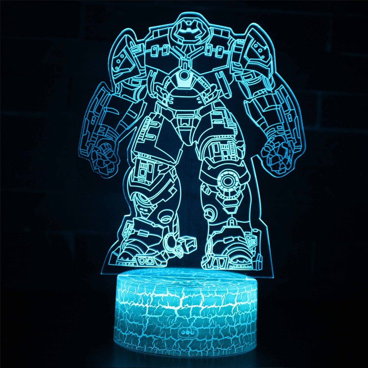 Lampe 3D Iron Hulk Hulkbuster