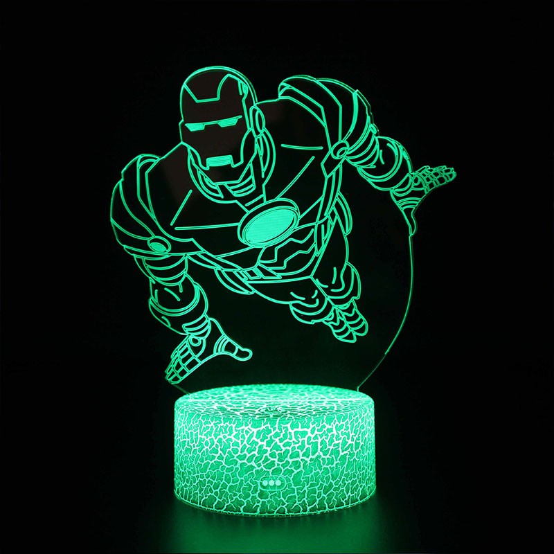 Lampe 3D Iron Man