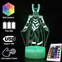 Lampe 3D Loki caractéristiques