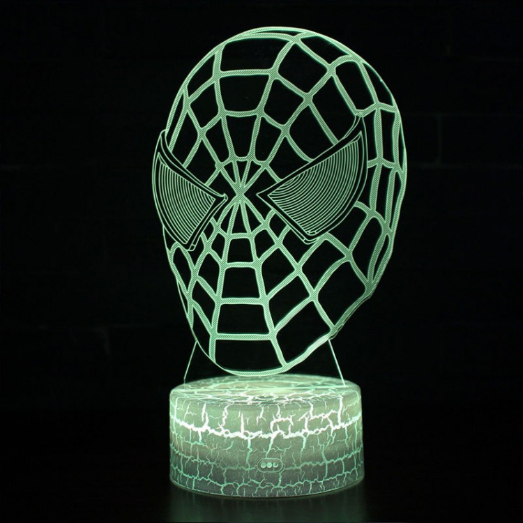 Lampe 3D Masque Spider-Man