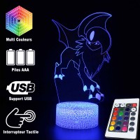 Lampe 3D Pokémon Absol caractéristiques