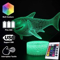 Lampe 3D Bruce le grand requin blanc caractéristiques