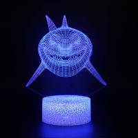Lampe 3D Requin terrifiant