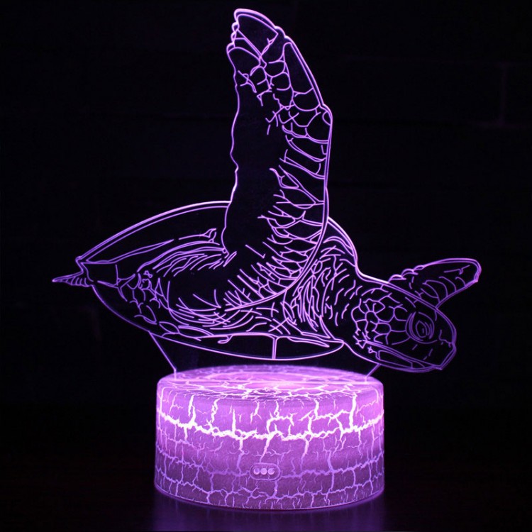 Lampe 3D Tortue de mer