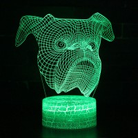 Lampe 3D Chien Boxer