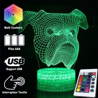 Lampe 3D Chien Boxer caractéristiques