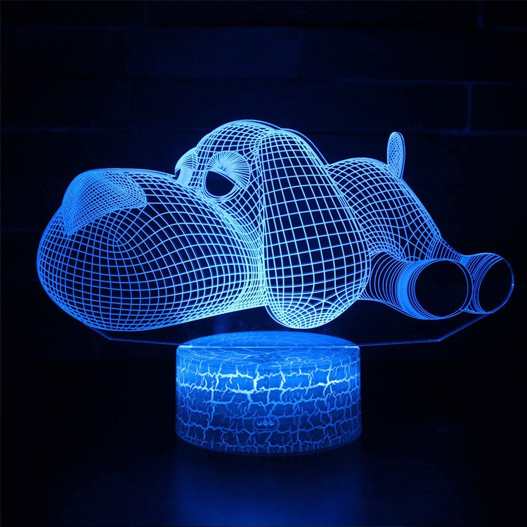 Lampe 3D Chien Fatigué