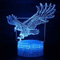 Lampe 3D Aigle Oiseau