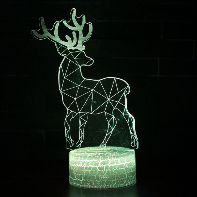 Lampe 3D Cerf
