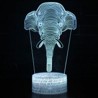 Lampe 3D Tête d'Éléphant