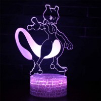 Lampe 3D Mewtoo Pokémon