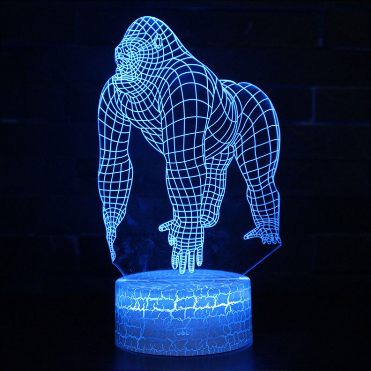 Lampe 3D Gorille