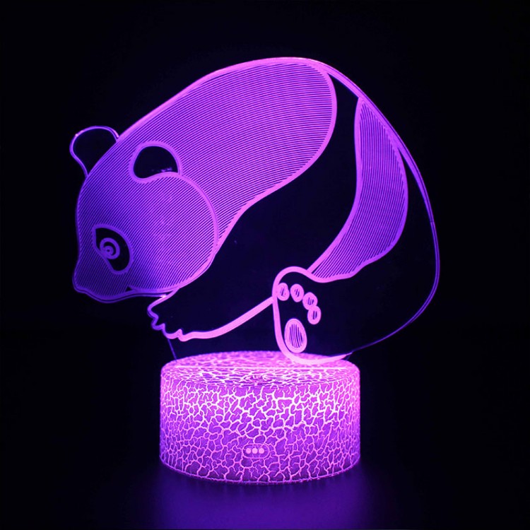 Lampe 3D Panda