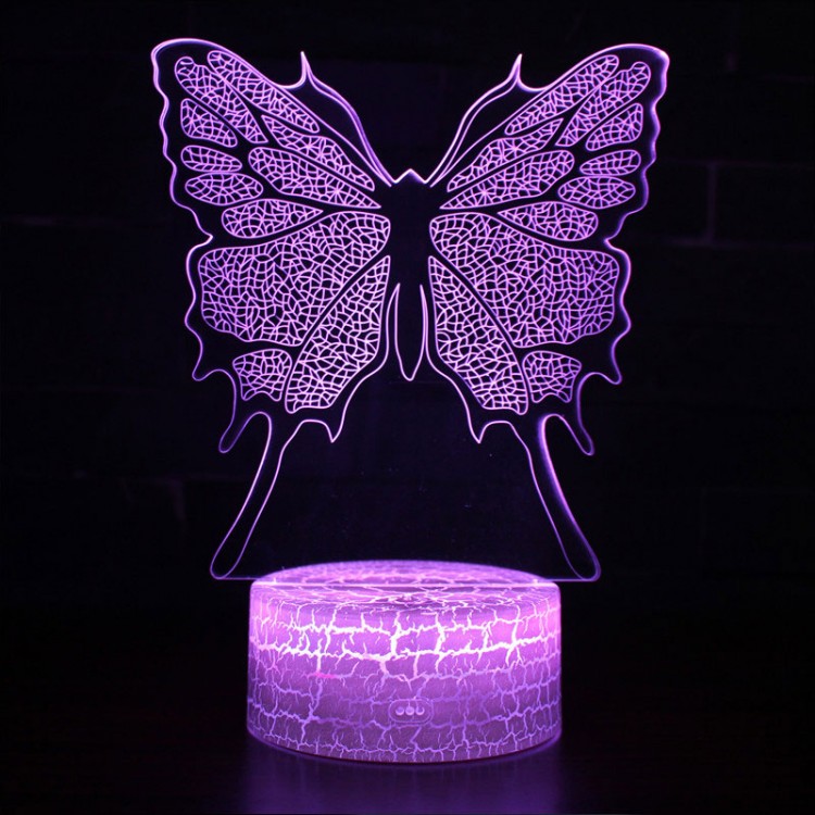 Lampe 3D Papillon sauvage
