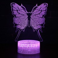 Lampe 3D Papillon sauvage
