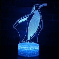 Lampe 3D Pingouin