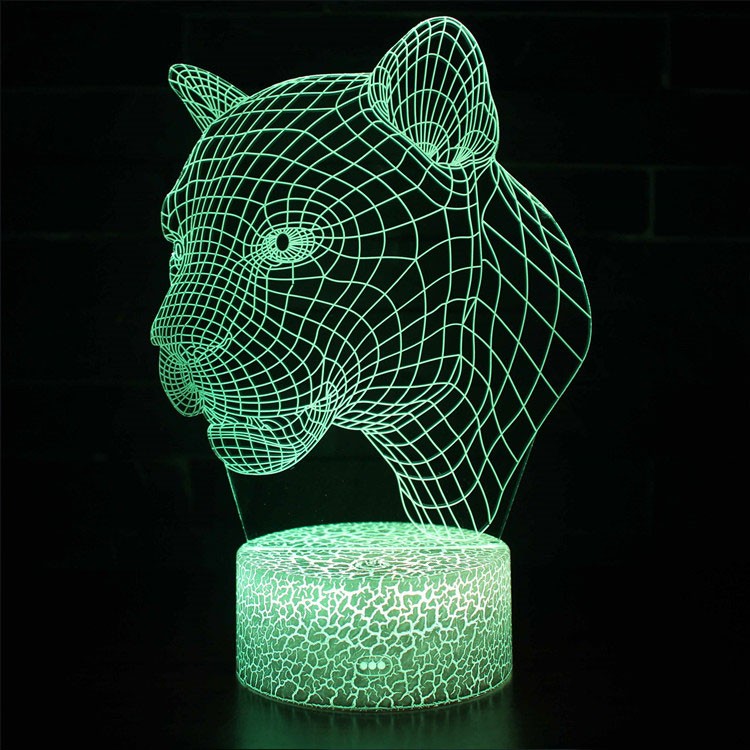 Lampe 3D Panthère