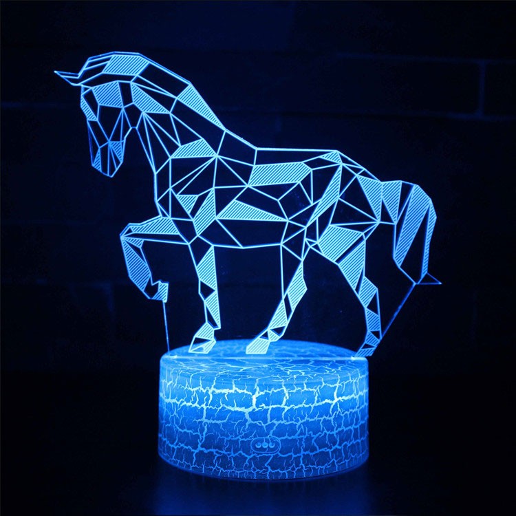 Lampe 3D Licorne Design