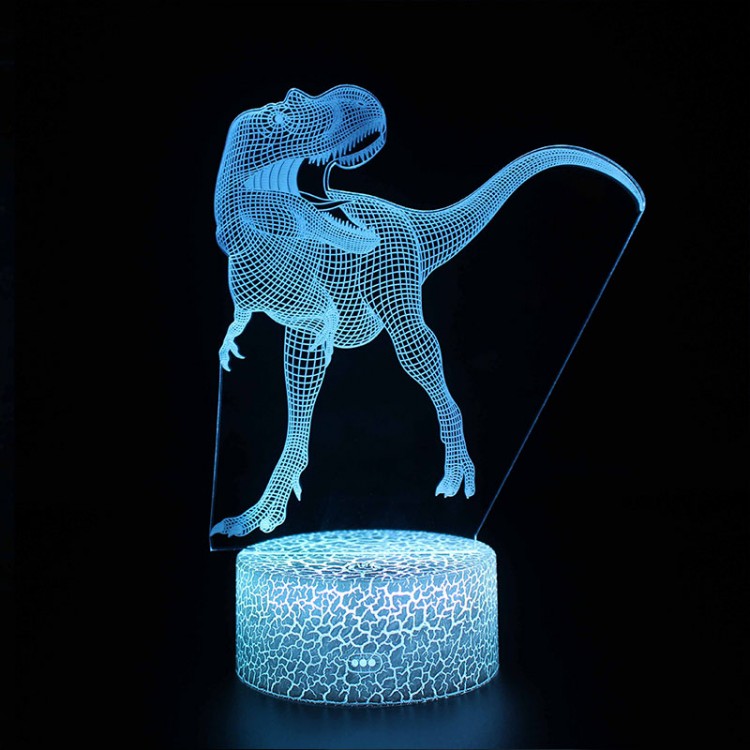Lampe 3D Dinosaure Allosaure qui fait peur