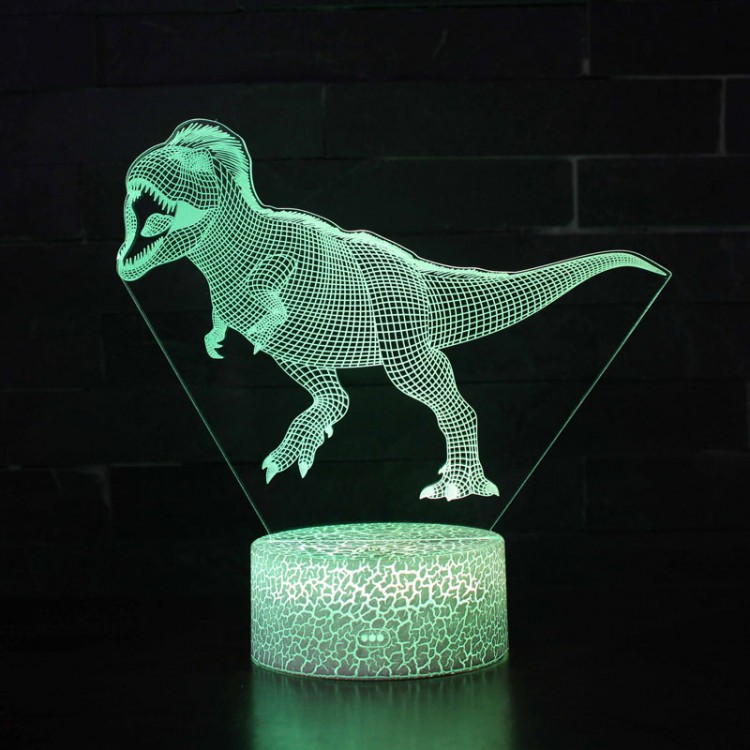Lampe 3D Dinosaure Allosaure qui crie