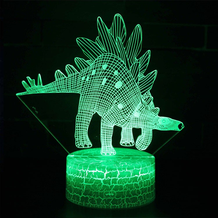 Lampe 3D Dinosaure Stégosaure