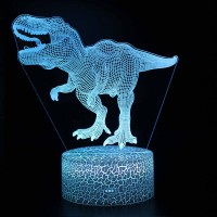 Lampe 3D Dinosaure Tyrannosaure qui crie