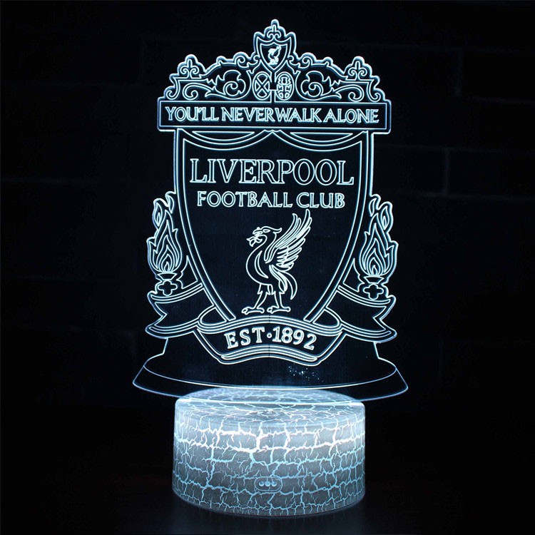 Lampe 3D Football Liverpool logo
