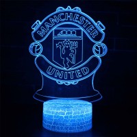 Lampe 3D Football Manchester United logo