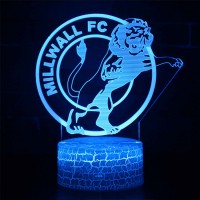 Lampe 3D Football Millwall FC logo