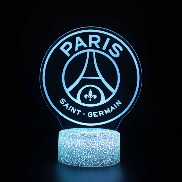 Lampe 3D Football PSG logo