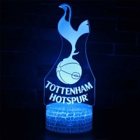Lampe 3D Football Tottenham Hotspur logo