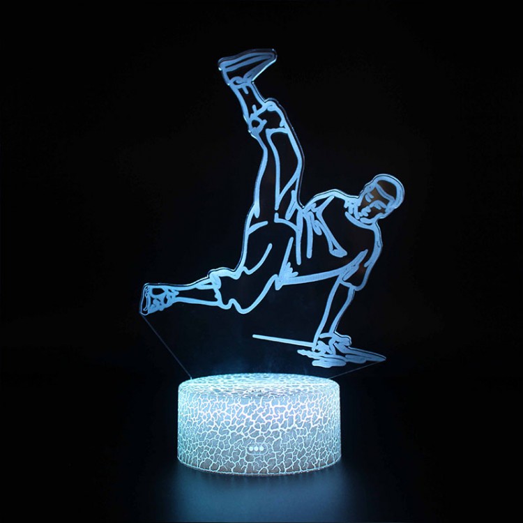 Lampe 3D LED d'un danseur de Hip-hop