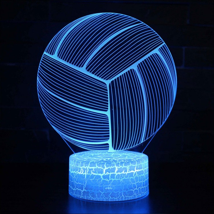 Lampe 3D LED d'un ballon de Volley-ball