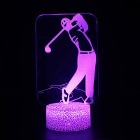 Lampe 3D LED d'un Golfeur