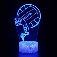 Lampe 3D LED d'un joueur de Volley-ball
