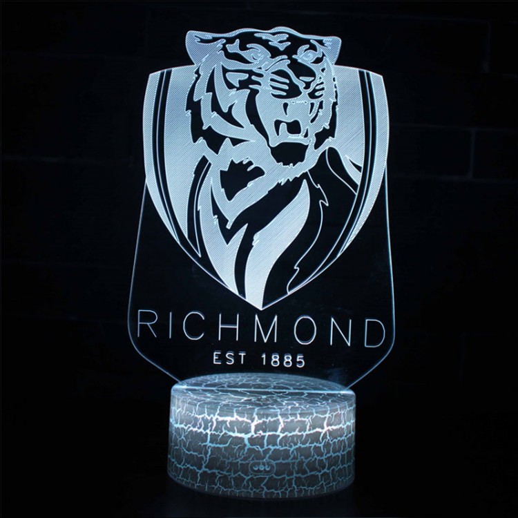 Lampe 3D LED du logo Richmond