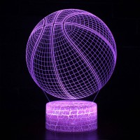 Lampe 3D LED Basket Ballon