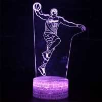 Lampe 3D LED Basketball LeBron James Player
