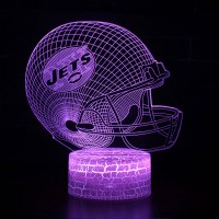 Lampe 3D LED Football Américain : Les Jets de New York