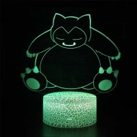 Lampe 3D Ronflex Pokémon