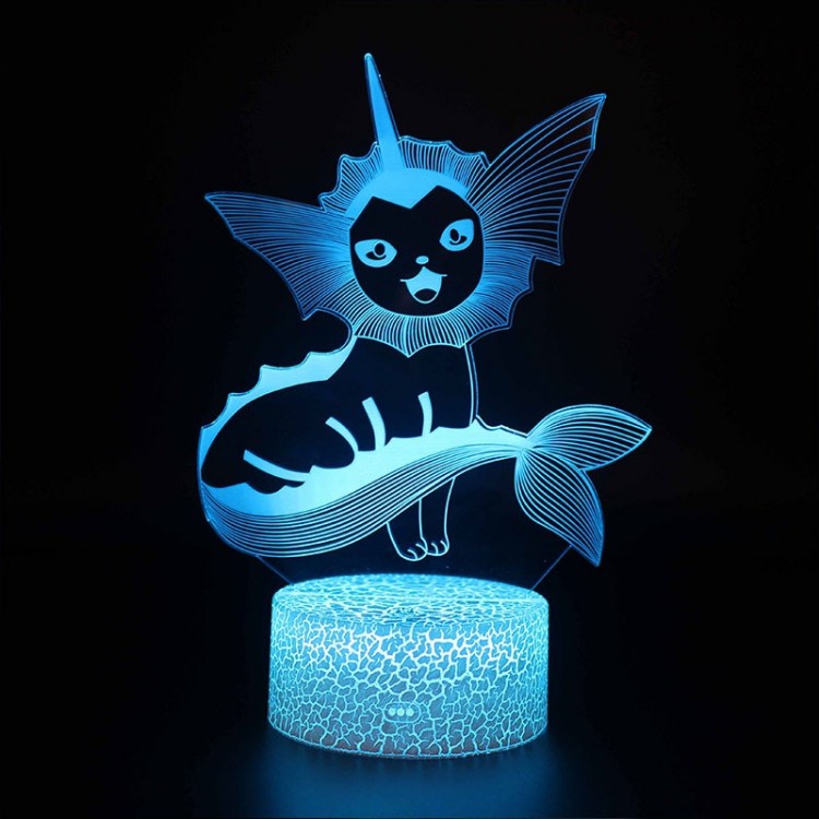 Lampe 3D Aquali Pokémon