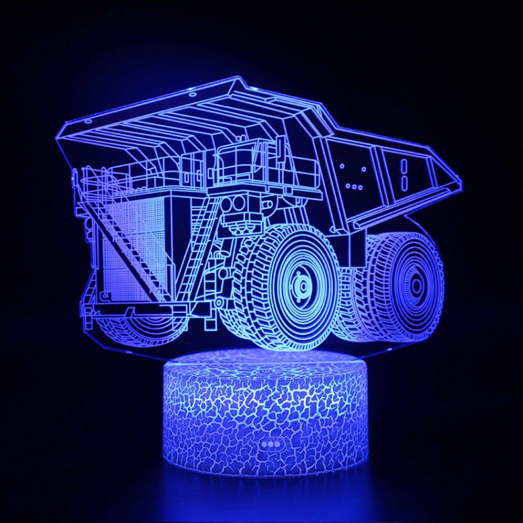 Lampe 3D Camion Américain