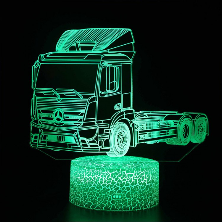 Lampe 3D Camion Mercedes