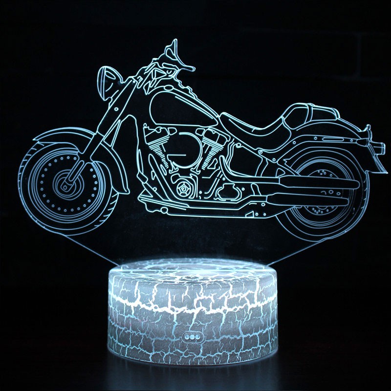 Lampe 3D Moto Sportive
