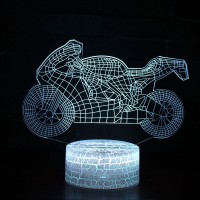 Lampe 3D LED Moto Sport