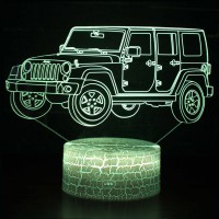 Lampe 3D Voiture Jeep 4x4 tout-terrain