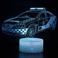 Lampe 3D Voiture Police Britannique