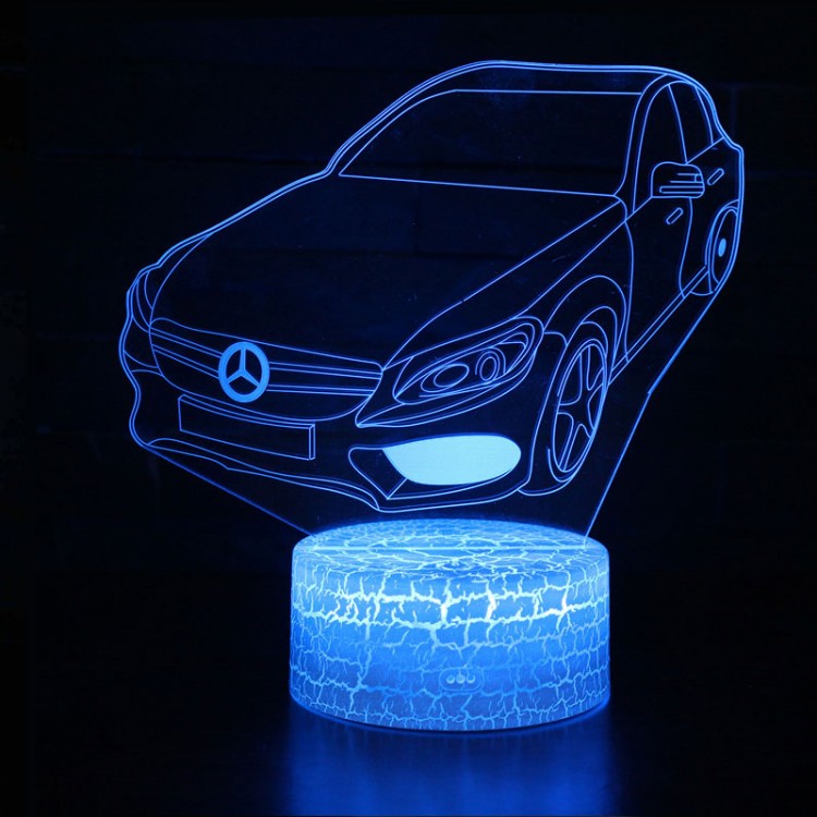 Veilleuse a LED 3D Voiture