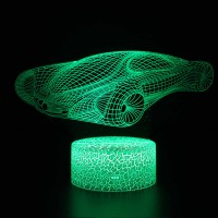 Lampe 3D LED Voiture Sport et Futuriste